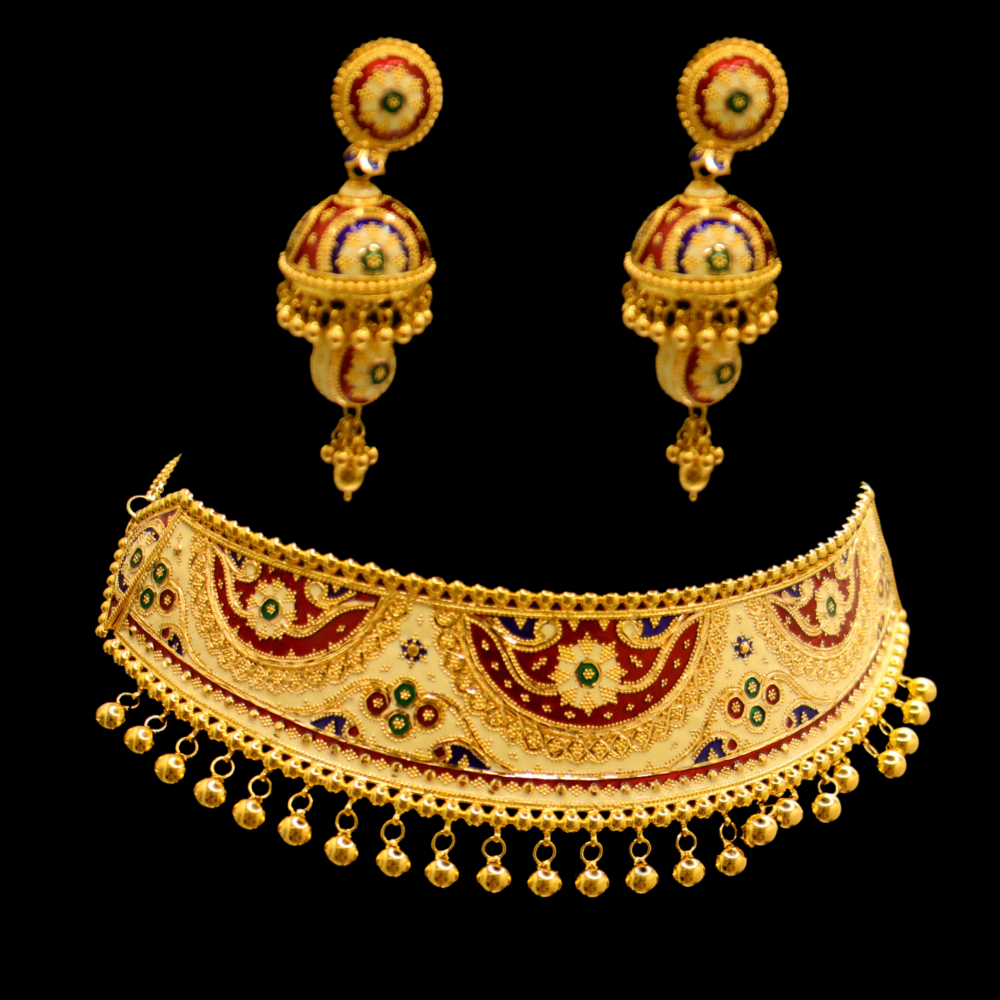 22K Gold Necklace Set